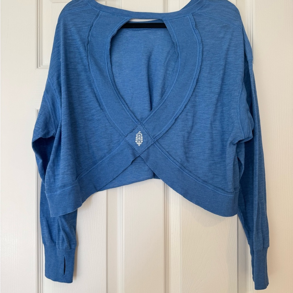 Free People My Time Layer Open Back Crop Top - Picture 5 of 6